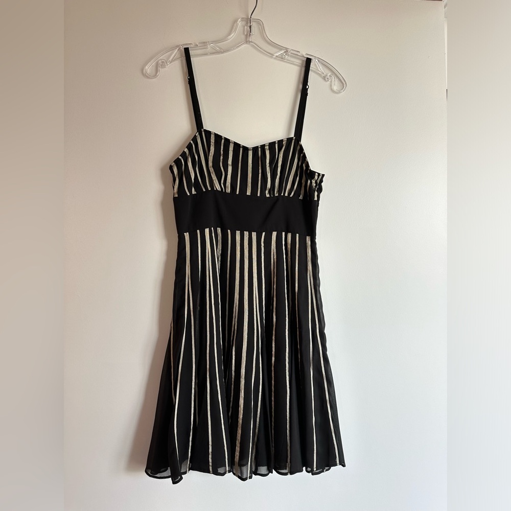 Guess black and silver dress